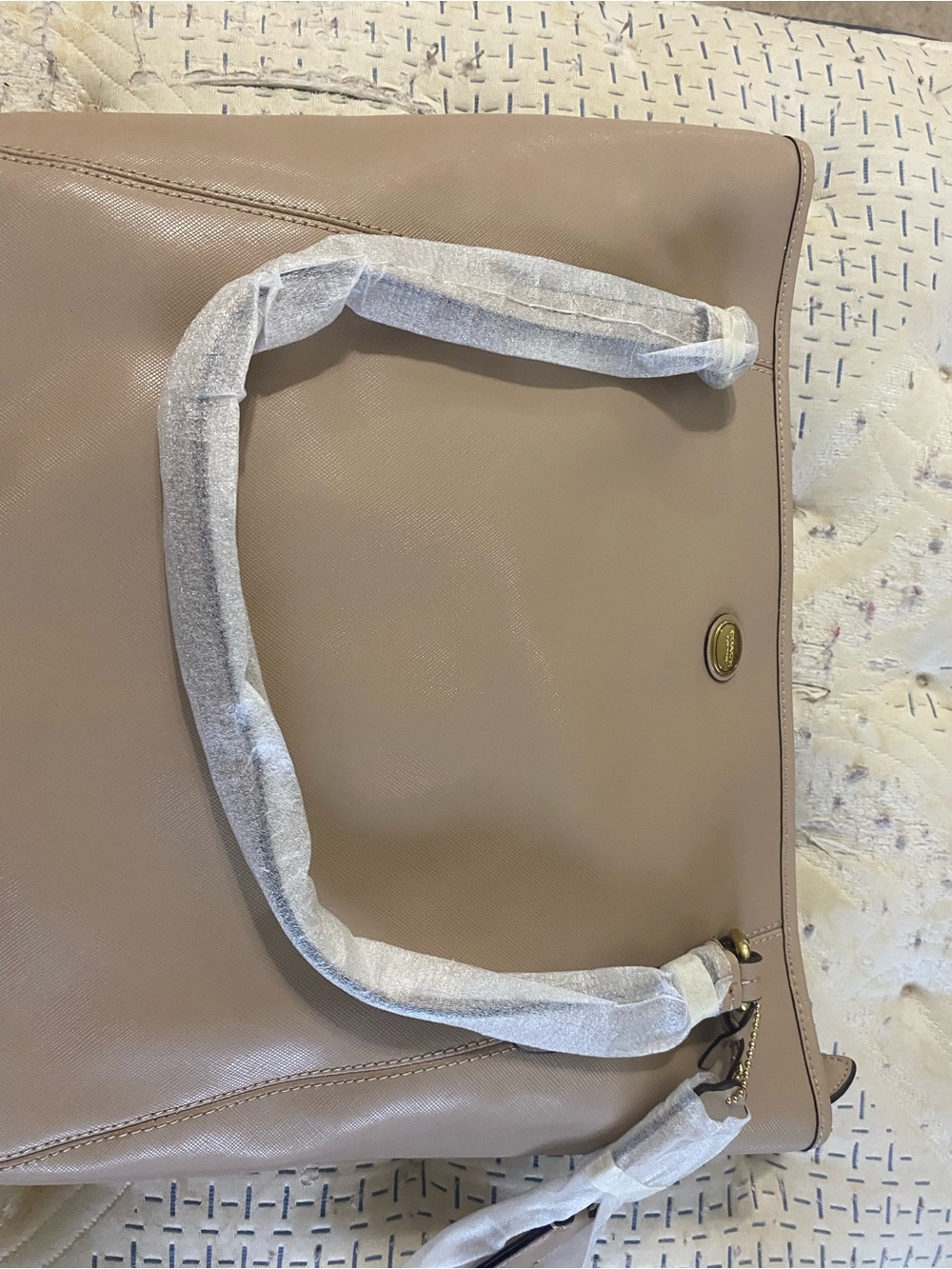 Coach Taupe Tote Bag - Women's Shoulder Handbag